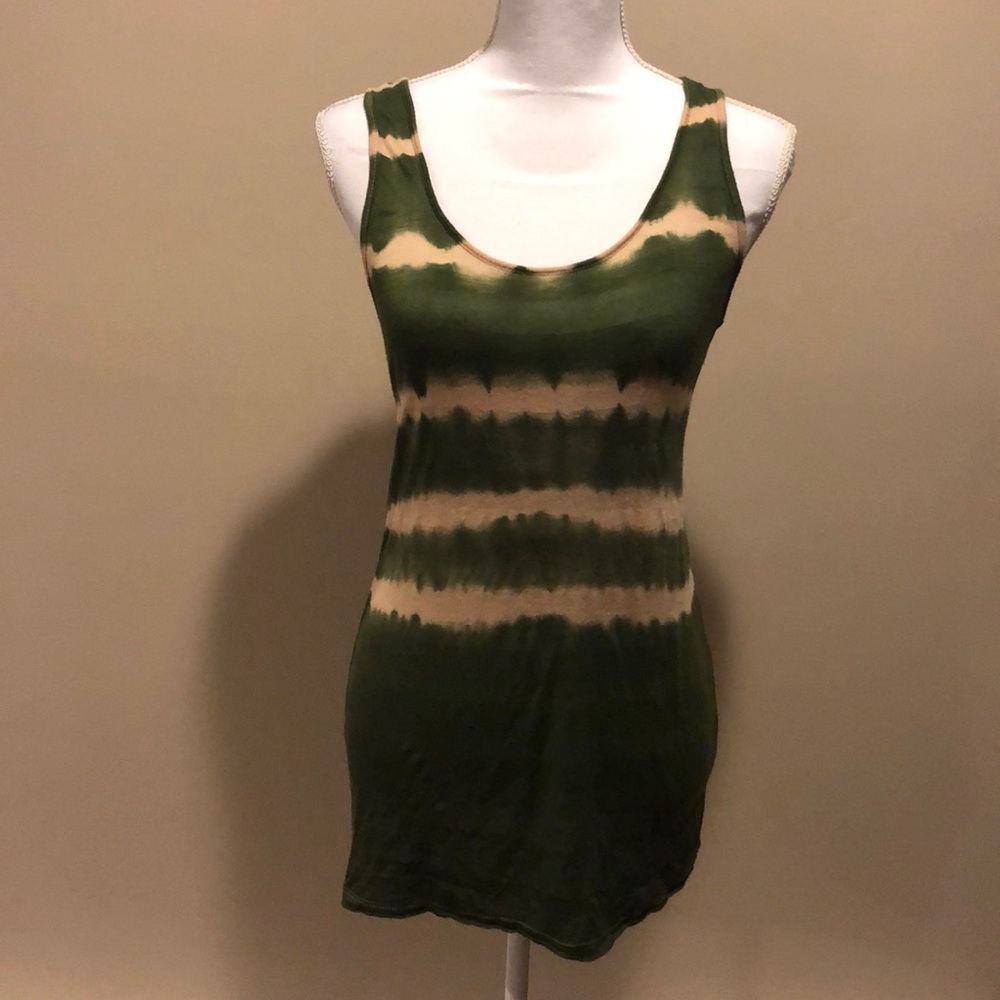 Pookie & Sebastian Racerback Tie Dye Tank Top